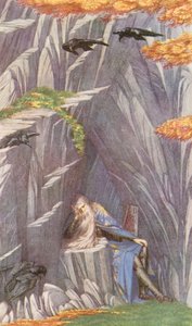 Den gyllene legenden: Barbarossa (färglitografi) av Sidney Meteyard