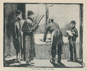 Läs bara upp det för mig, 1892 av Sidney Paget