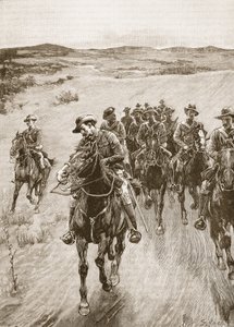 På Lobengulas spår, 1893, illustration från Cassell