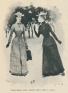 Någon kvinna kom och pratade om Lord St. Simon, 1892 av Sidney Paget