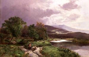 En walesisk ström av Sidney Richard Percy