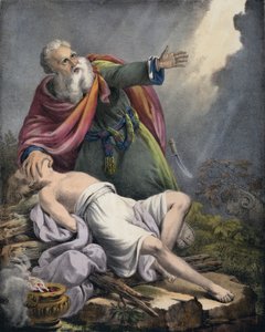Abraham offrar sin son Isak