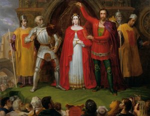 Bröllop av kung Alfred den store av England av Sigmund Ferdinand von Perger