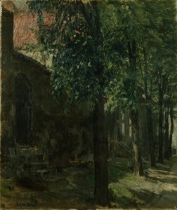 Gata i Lubeck, Tyskland (olja på duk)