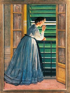 Curiosity, av Silvestro Lega (1826-1895).