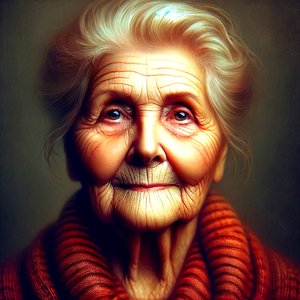 Elizabeth-"AI-formade levnadsår: porträtt av tidlöshet" av Silvia Martini
