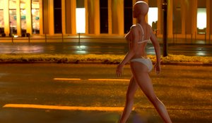 Stadsplanering: Nattlig reflektion av Silvia Martini