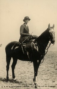 Prinsessan Yolanda av Savojen (1901-1986), grevinna av Bergolo, häst av Silvio Ottolenghi