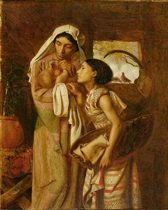 The Mother of Moses, ca 1860 (olja på duk)