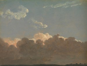 Cloud Study Distant Storm, ca. 1786-1806.