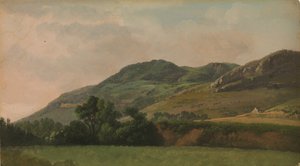 Bergigt landskap i Tivoli, ca. 1786-97.