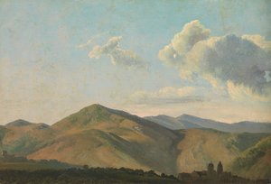 Bergigt landskap vid Vicovaro, ca. 1786-97.