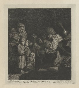 Sinterklaas-afton St Nicholas Evening (titel på objekt)