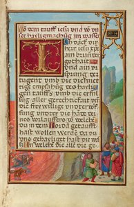 Bordüre mit der Überquerung des Roten Meeres av Simon Bening