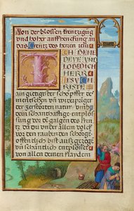 Rand mit dem Opfer Isaaks av Simon Bening