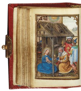 Folio från en miniatyrbok med timmar, användning av Rom, Brygge, 1530-35 av Simon Bening
