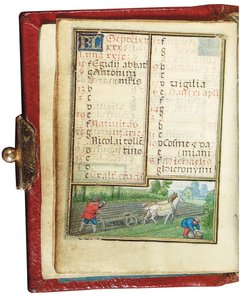 Folio från en miniatyrbok med timmar, användning av Rom, Brygge, 1530-35 av Simon Bening