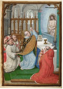 Folio från en miniatyrbok med timmar, användning av Rom, Brygge, 1530-35