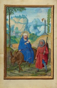 Die Flucht nach Ägypten av Simon Bening