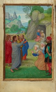Die Auferweckung des Lazarus av Simon Bening