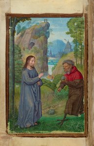 Die Versuchung Christi av Simon Bening