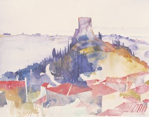 Castiglioni, Italien, 2002 (akvarell) av Simon Fletcher