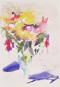 November Flowers II, 2002 (akvarell)