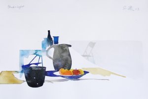 Studio Light (akvarell på papper) av Simon Fletcher