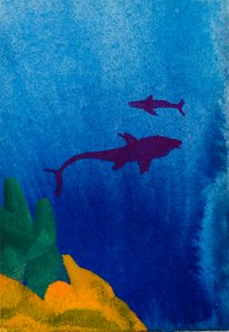 The reef II, 2017 (blandteknik) av Simon Fletcher
