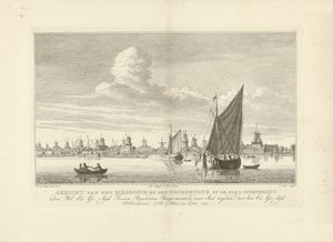 Utsikt över Biesbosch och Noordendijk nära Dordrecht Utsikt över Biesbosch och den Noordendyk vid staden Dordrecht (titel på objekt)