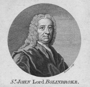 St. John Lord Bolinbroke, c1750-talet. av Simon Francois Ravenet