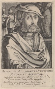 Porträtt av Heinrich Aldegrever