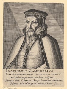 Porträtt av Joachim Camerarius I av Simon Frisius
