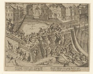 Den spanska furien: invånarna flyr ut i Schelde, 1576