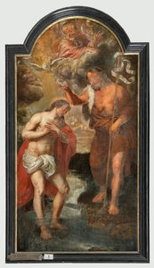 Sockenkyrka (Sint-Walburgakerk). Målning, triptyk. Simon De Pape (?). Inlösen av de kristna slavarna till turken.