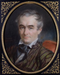 Porträtt av Prosper Merimee (1803-70) 1853 (pastell på papper)
