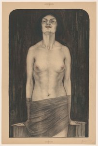 Stående kvinna med bar överkropp Vampire (Salomé) (originaltitel)