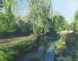 Latchmere Brook, Ham Common (olja på pannå)