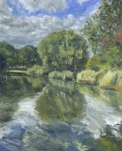 Pond no. 16, 2023 (olja på pannå)