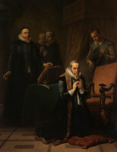 Johan van Oldenbarnevelts sista bön av Simon Opzoomer