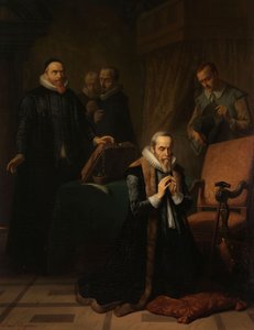 Johan van Oldenbarnevelts sista bön av Simon Opzoomer