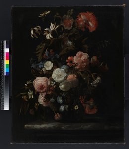 Grupp av blommor, före 1721 (olja på duk)