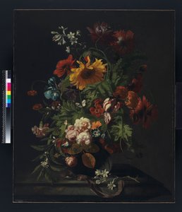 Vas med blommor
