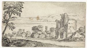 Landskap med ruin Landskap (serietitel) av Simon Poelenburg