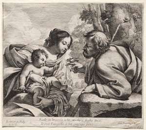 helig familj av Simon Vouet