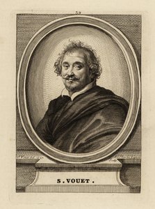 Porträtt av Simon Vouet av Simon Vouet