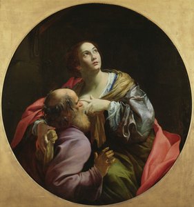Romersk välgörenhet av Simon Vouet