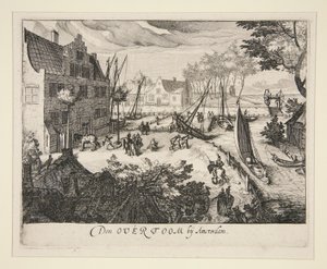 The Overtoom nära Amsterdam av Simon Wynhoutsz Frisius