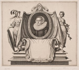 Madeleine van de Passe av Simon de Pas