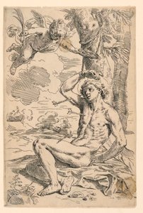 Sankt Sebastian av Simone Cantarini